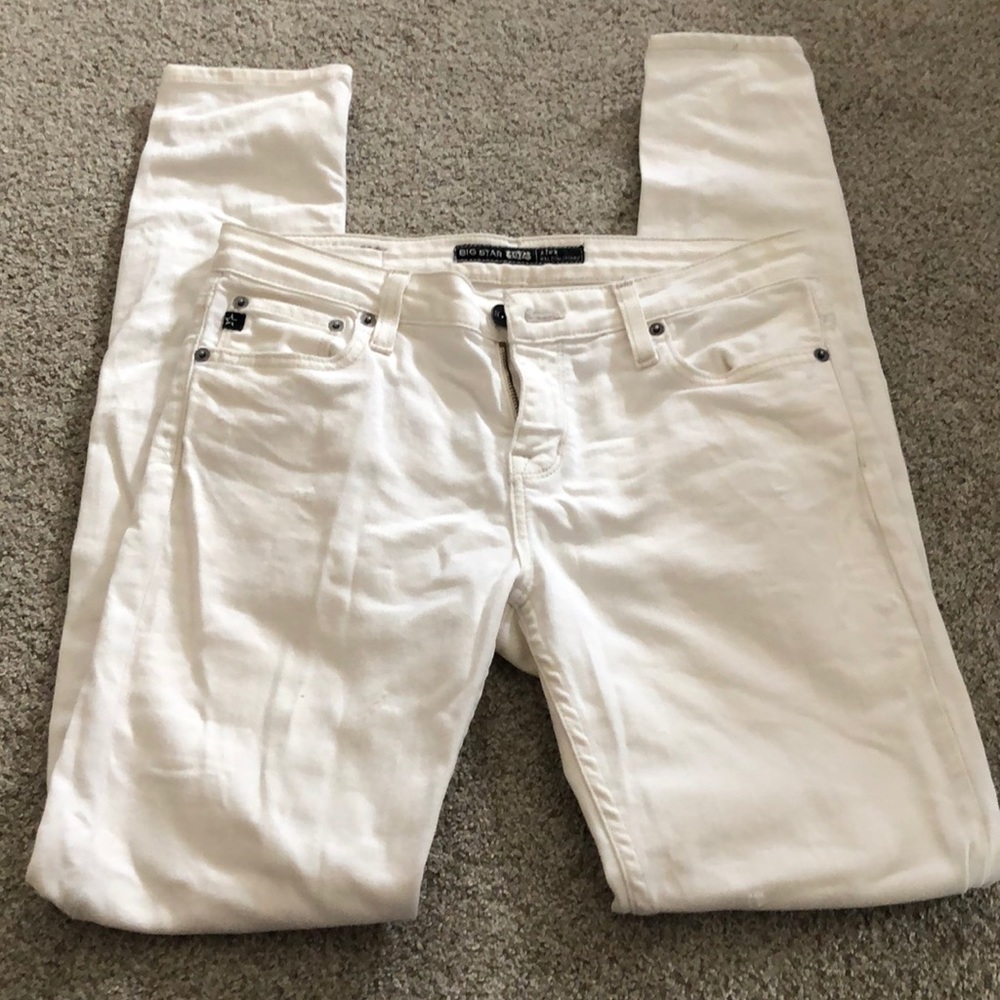 Big Star white skinny jeans